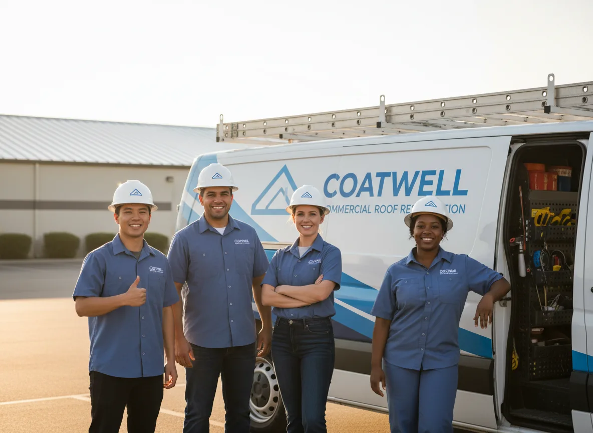 Commercial roof coating company in Brimfield, MA